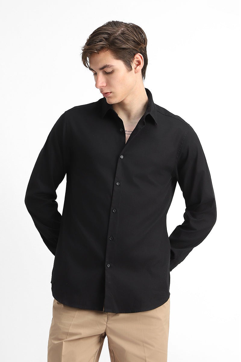 سنيتش قميص قطني % بقصة ضيقة - Image 5